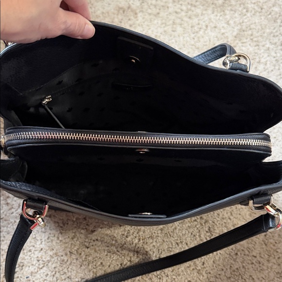 Kate SpadeBlack Pebbled Leather Shoulder Tote - Picture 5 of 5